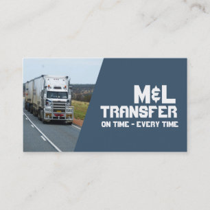 CDL Truck Driver Delivery Freight Distribution Visitekaartje