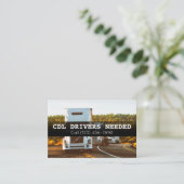 CDL Truck Drivers nodig Visitekaartje (Staand voorkant)