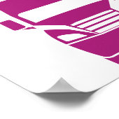 CDL Vrouw Truck Driver Print (Hoek)