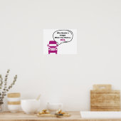 CDL Vrouw Truck Driver Print (Keuken)