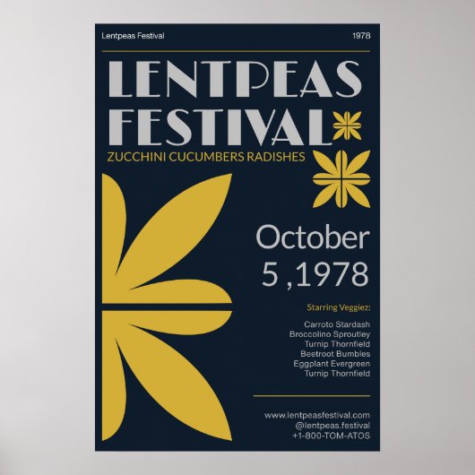 CDlentpeasfest Poster (Voorkant)