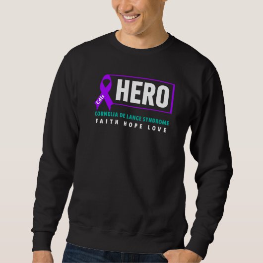 CDLS Awareness CDLS Hero Cornelia de Lange Syndr Trui (Voorkant)