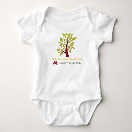 CDLS-logot-shirt voor baby's Romper (Voorkant)