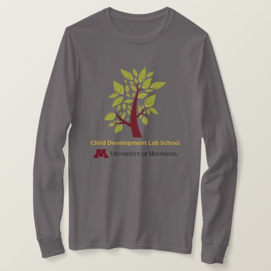 CDLS T-shirt met logo en lange mouwen (Design voorkant)