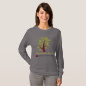 CDLS T-shirt met logo en lange mouwen (Voorkant volledig)
