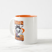 CDlurksspookily Tweekleurige Koffiemok (Voorkant links)