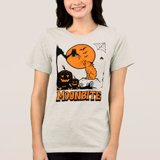 CDmoonbite Tri-Blend Shirt (Voorkant)