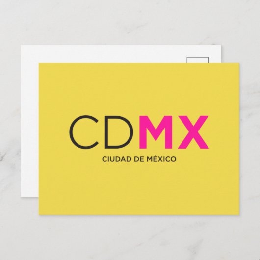 CDMX-briefkaart Briefkaart (Voorkant / Achterkant)