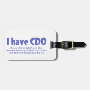 CDO BAGAGELABEL