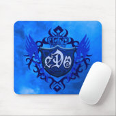 CDO- BLAUWE BRANDSCHIELD-Muismat Muismat (Met muis)