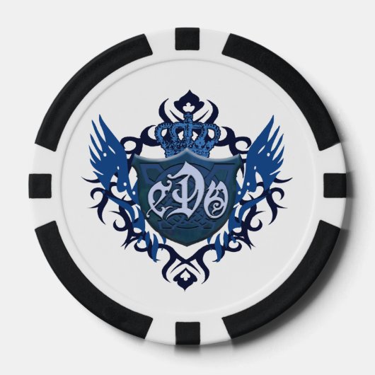 CDO-Blue Shield - Poker Chips (Voorkant)