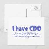 CDO BRIEFKAART (Voorkant / Achterkant)