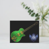 CDO GREEN GUITAR TILT BRIEFKAART (Staand voorkant)