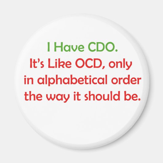 CDO MAGNEET (Voorkant)