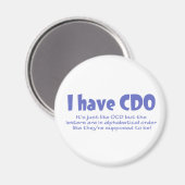 CDO MAGNEET (Voorkant / Achterkant)