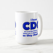 CDO OCD Funny Mug Koffiemok (Voorkant rechts)