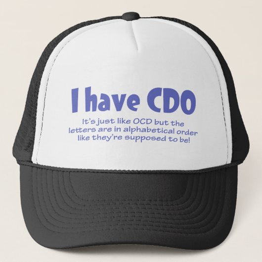 CDO TRUCKER PET (Voorkant)