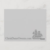 CDO W W/B-Briefkaart Briefkaart (Achterkant)