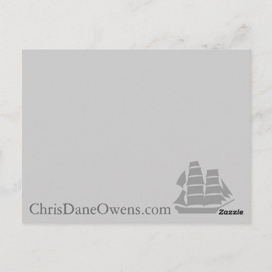 CDO W W/B-Briefkaart Briefkaart (Achterkant)