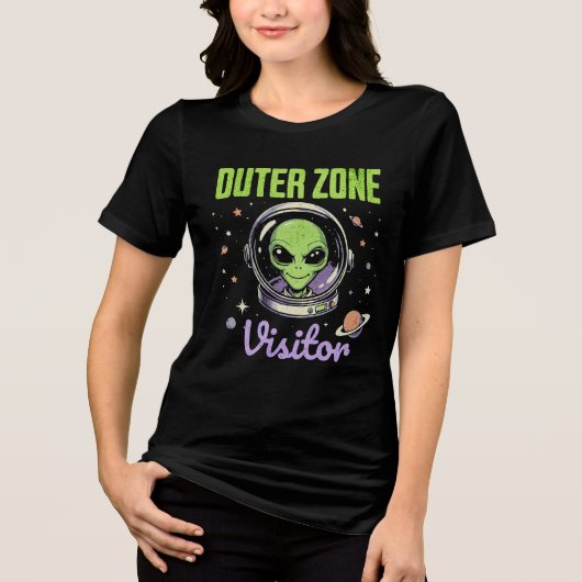 CDouterzonebezoeker Tri-Blend Shirt (Voorkant)