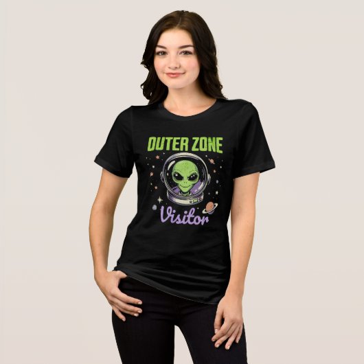 CDouterzonebezoeker Tri-Blend Shirt (Voorkant volledig)