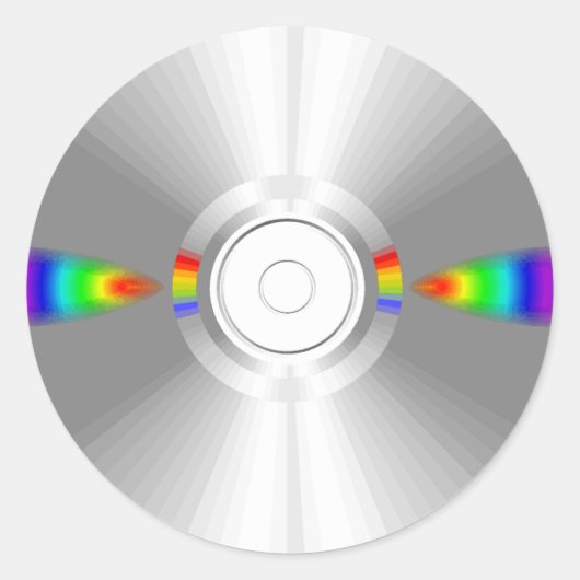 CD's Ronde Sticker (Voorkant)