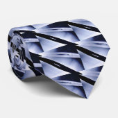 Cds Shadow Black en White Stropdas (Opgerold)