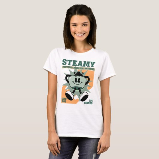 CDsteamyfoor T-shirt (Voorkant volledig)