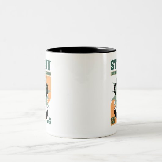 CDsteamyfoor Tweekleurige Koffiemok (Center)