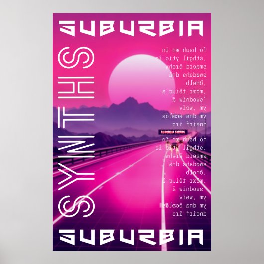 CDsuburbia Poster (Voorkant)