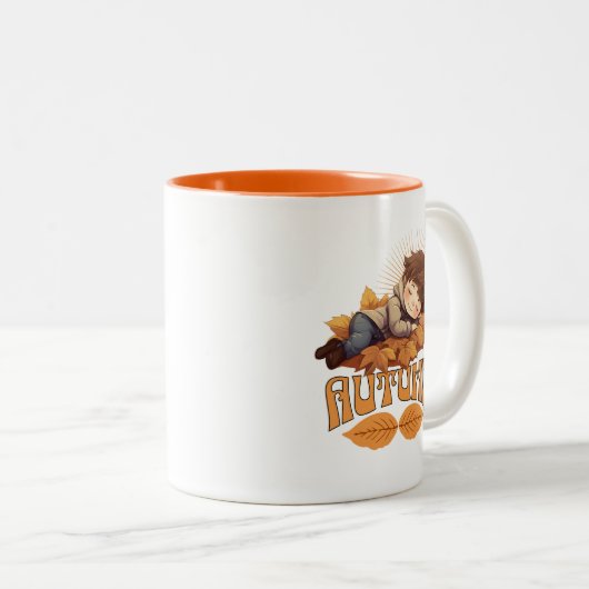 CDsuepyaut Tweekleurige Koffiemok (Voorkant rechts)