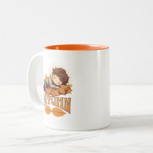 CDsuepyaut Tweekleurige Koffiemok (Voorkant links)