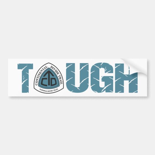 CDT Tough Bumpersticker (Voorkant)