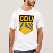CDU = FDJ - DDR BRD Duitsland sinds 2005 T-shirt (Voorkant)