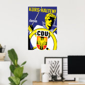 CDU-verkiezingsposter jaren 50 Houd de richting! Poster (Thuiskantoor)