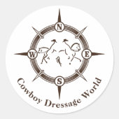 CDW Round Sticker (Voorkant)