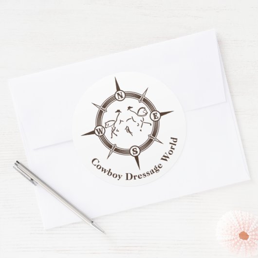 CDW Round Sticker (Envelop)