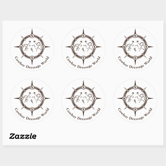 CDW Round Sticker (Vel)