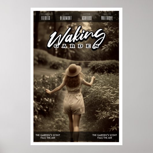 CDwalkinggarden Poster (Voorkant)