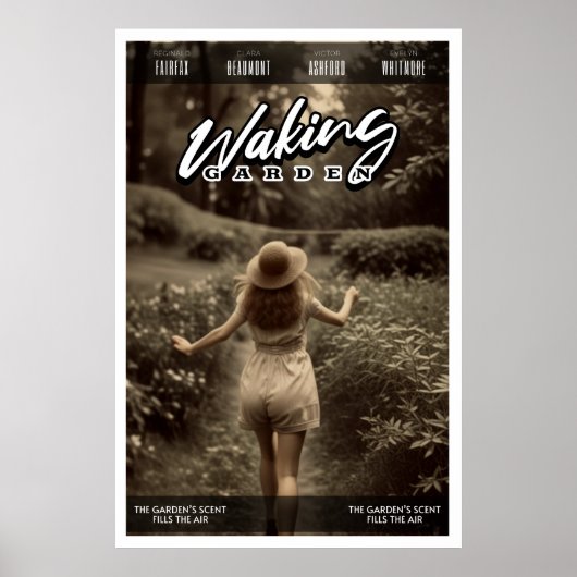 CDwandelende tuin Poster (Voorkant)