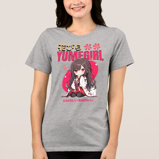 CDyumegirl Tri-Blend Shirt (Voorkant)