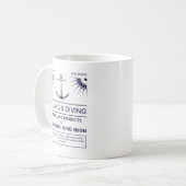 CDzeilen en duiken Koffiemok (Voorkant links)