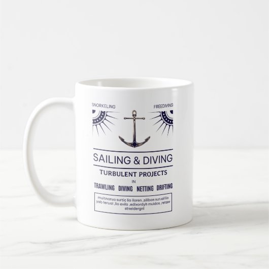 CDzeilen en duiken Koffiemok (Links)