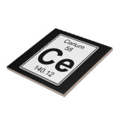 Ce - Cerium Tegeltje (Zijkant)