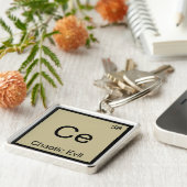 Ce - Chaotic Evil Chemistry Element Symbol T-Shirt Sleutelhanger (Zijkant)