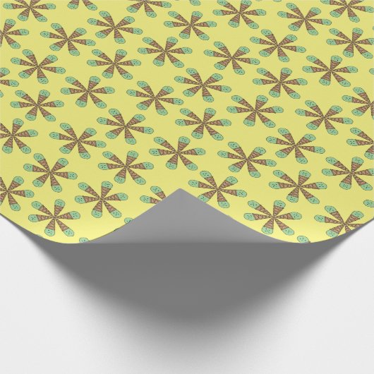 Ce-ijskestpatroon Cadeaupapier (Hoek)