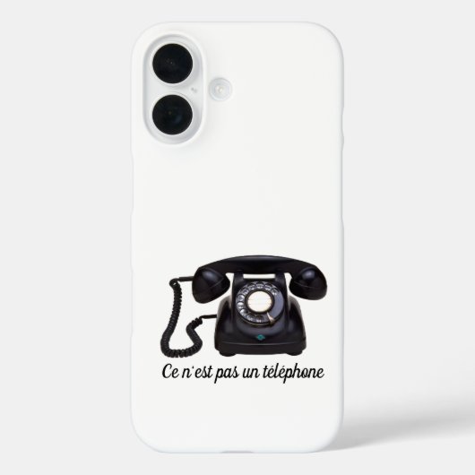 Ce n'est pas un téléphone Case-Mate iPhone case (Achterkant)