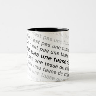 Ce n'est pas une tasse de café tweekleurige koffiemok