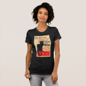 Ce Soir Le Chat Noir, Théophile Steinlen T-shirt (Voorkant volledig)