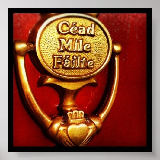 Cead Mile Failte Poster (Voorkant)